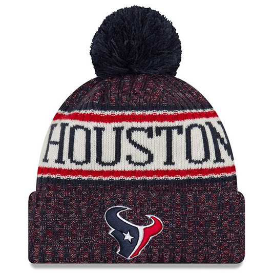 HOUSTON TEXANS 2018 SIDELINE CUFFED SPORT KNIT