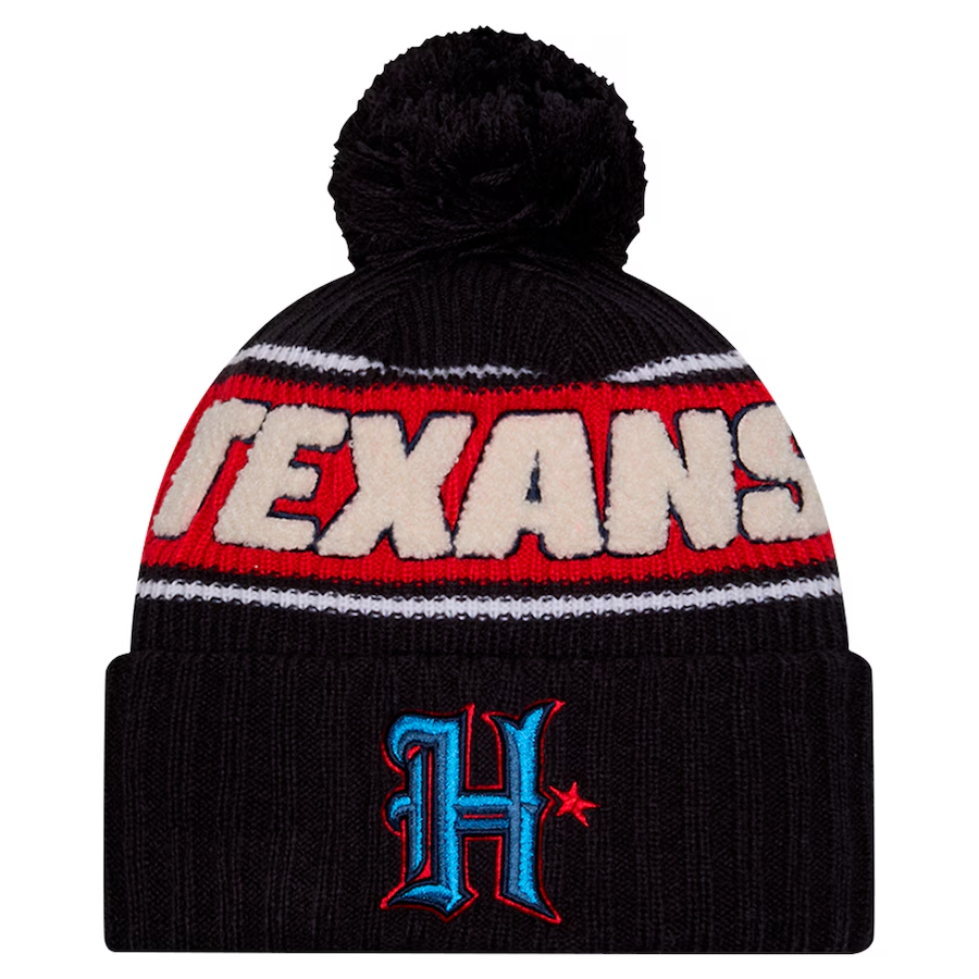 Houston Texans Knit Beanie OSFM Houston Texans 47 NAVY Bering Cuff Knit Hat - 48015931 main image 4