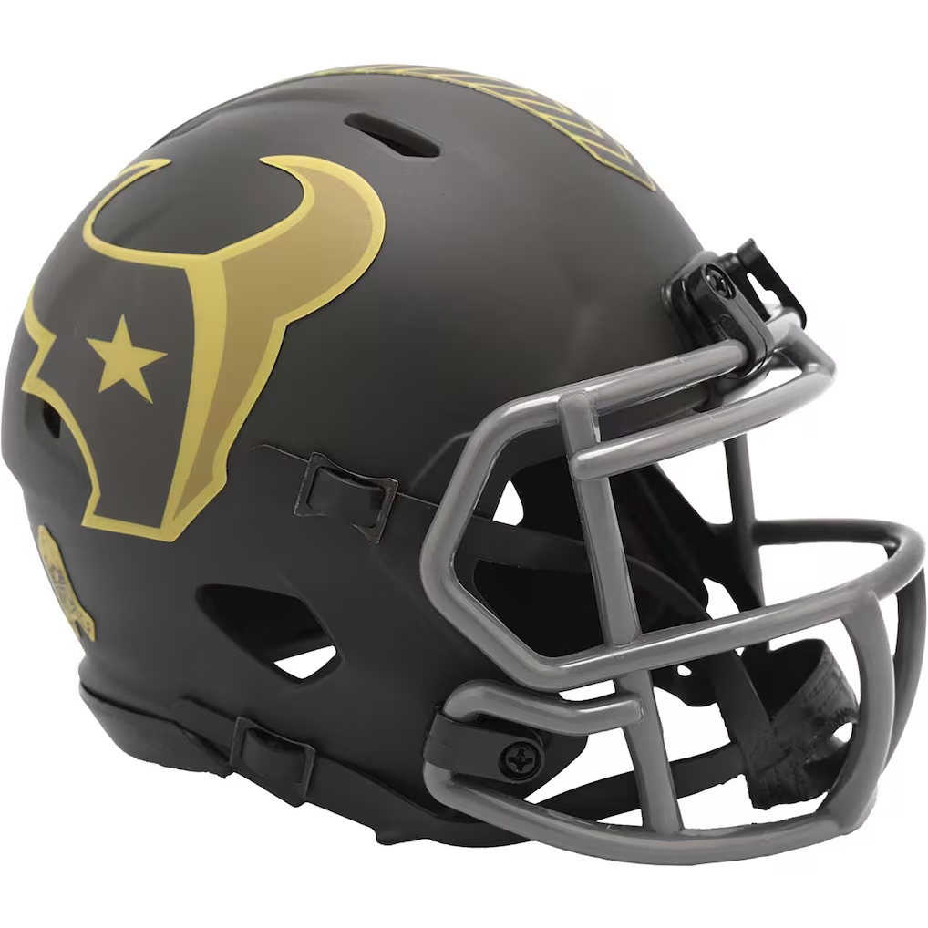 HOUSTON TEXANS 2025 NFL SALUTE TO SERVICE RIDDELL SPEED MINI HELMET