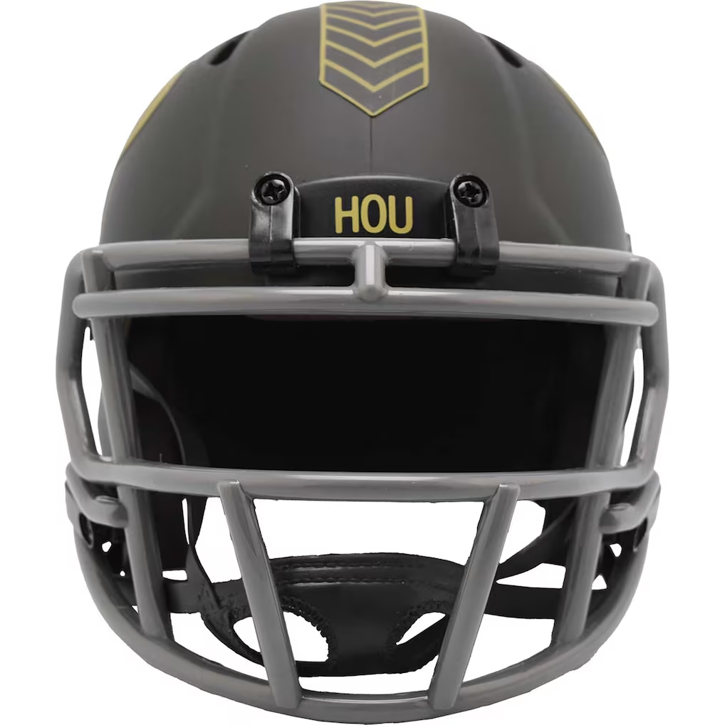 HOUSTON TEXANS 2025 NFL SALUTE TO SERVICE RIDDELL SPEED MINI HELMET