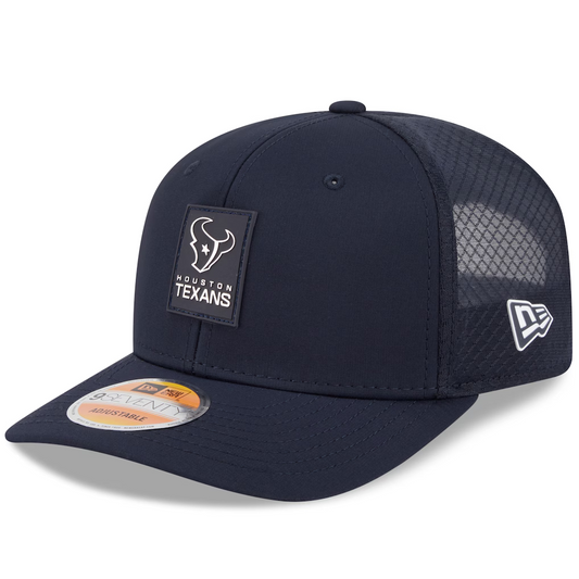 HOUSTON TEXANS  2025 NFL SIDELINE 9SEVENTY STRETCH-SNAP ADJUSTABLE HAT - NAVY