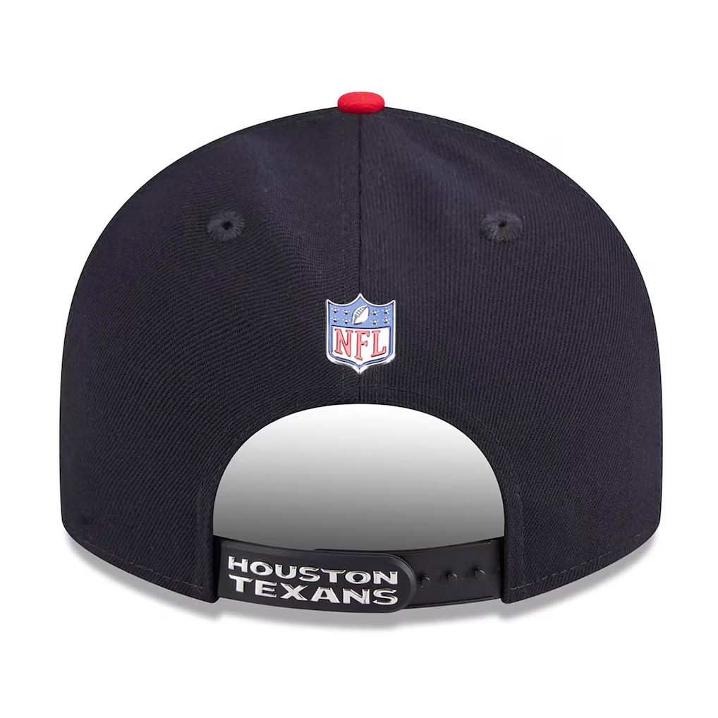 HOUSTON TEXANS 2026 NFL DRAFT 9FIFTY SNAPBACK HAT - NAVY/RED