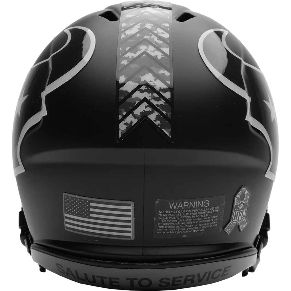 HOUSTON TEXANS 2026 NFL SALUTE TO SERVICE RIDDELL SPEED MINI HELMET