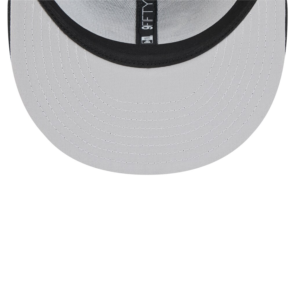HOUSTON TEXANS EVERGREEN TRUCKER 9FIFTY SNAPBACK HAT - BLACK/WHITE
