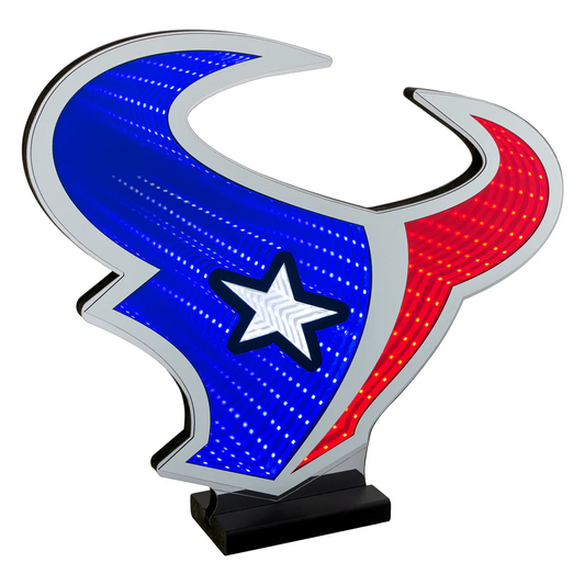 HOUSTON TEXANS LED INFINITY LOGO LIGHT