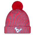 HOUSTON TEXANS NEW ERA 2026 RIVALRY SIDELINE COLLECTION CUFFED KNIT - RED