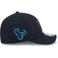 HOUSTON TEXANS TEAM COLLECTION 9FORTY M-CROWN SNAPBACK ADJUSTABLE HAT - NAVY