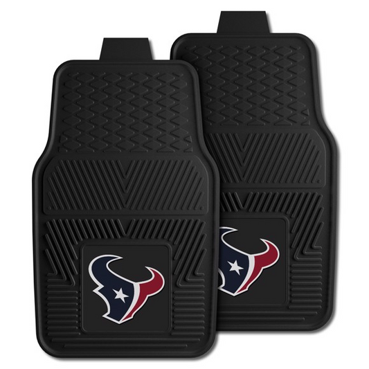 HOUSTON TEXANS VINYL CAR MAT SET