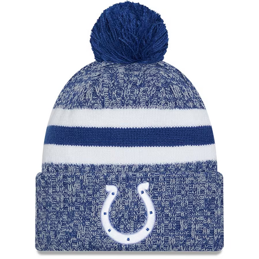 INDIANAPOLIS COLTS 2023 NFL SIDELINE CUFFED KNIT WITH POM