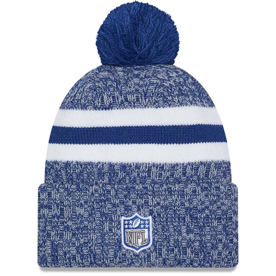INDIANAPOLIS COLTS 2023 NFL SIDELINE CUFFED KNIT WITH POM