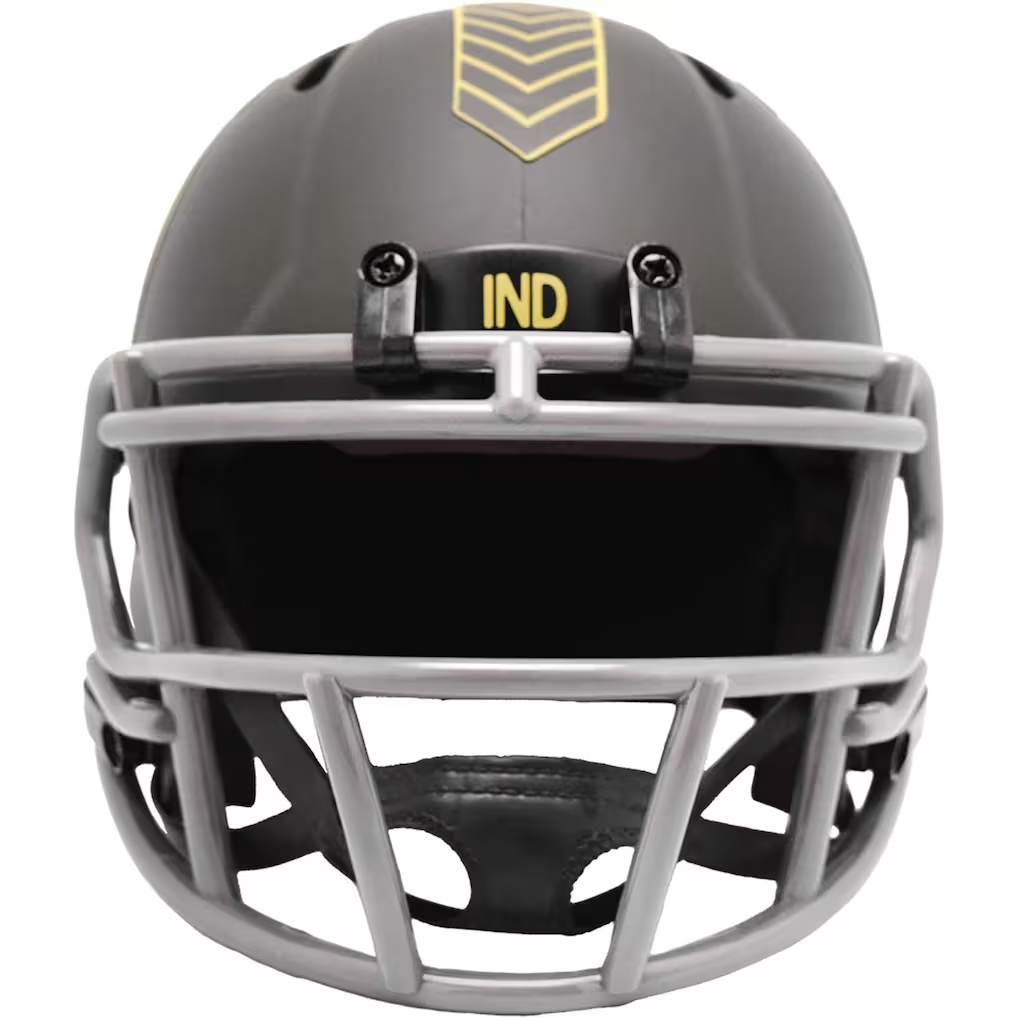 INDIANAPOLIS COLTS 2025 NFL SALUTE TO SERVICE RIDDELL SPEED MINI HELMET