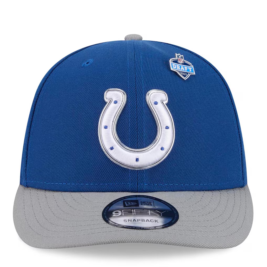 INDIANAPOLIS COLTS 2026 NFL DRAFT 9FIFTY SNAPBACK HAT - BLUE/WHITE