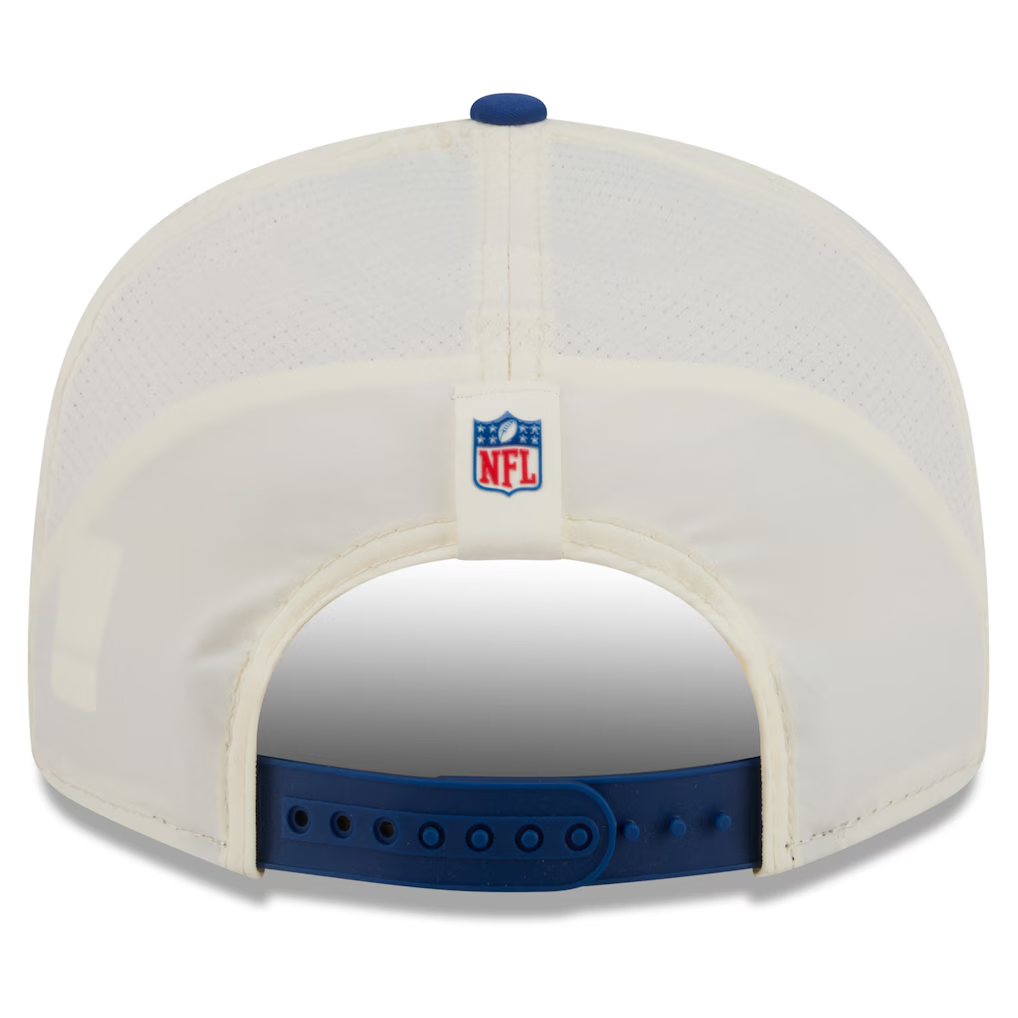 INDIANAPOLIS COLTS 2026 NFL TRAINING CAMP 9FIFTY SNAPBACK HAT - CHROME WHITE/BLUE