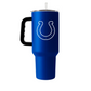 INDIANAPOLIS COLTS 40OZ. FLIPSIDE TRAVEL TUMBLER WITH HANDLE