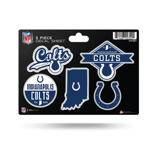 INDIANAPOLIS COLTS 5-PIECE STICKER SHEET