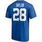 INDIANAPOLIS COLTS JONATHAN TAYLOR MEN'S PLAYER ICON NAME & NUMBER T-SHIRT