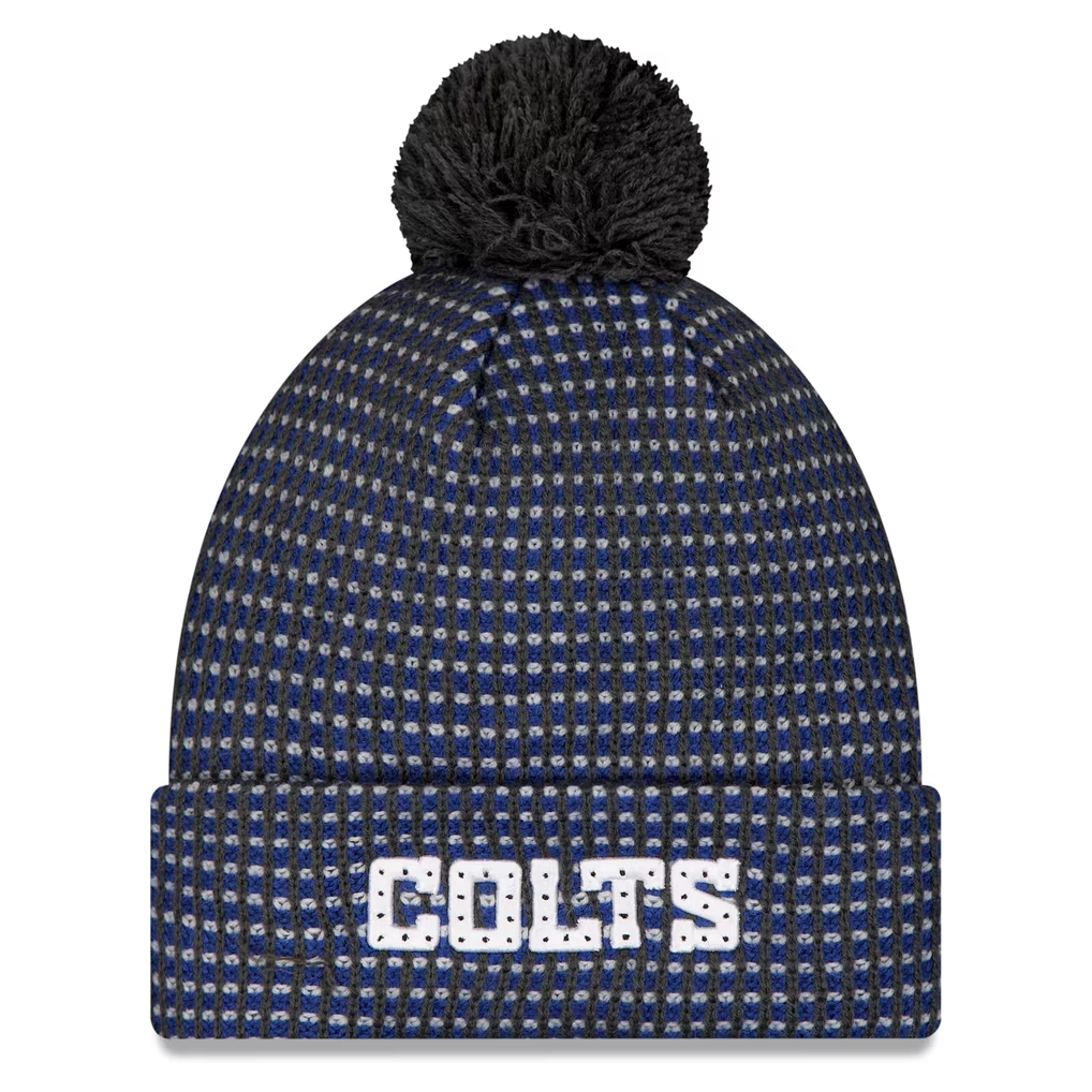 INDIANAPOLIS COLTS NEW ERA 2026 RIVALRY SIDELINE COLLECTION CUFFED KNIT - BLUE