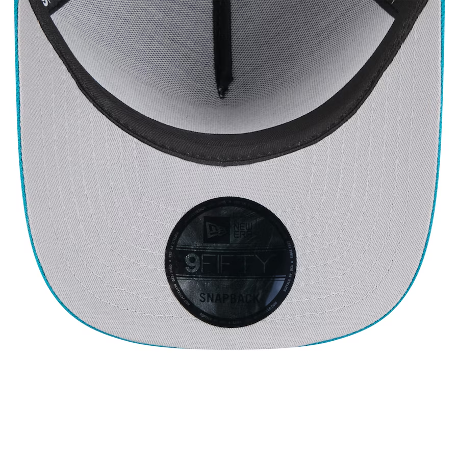 JACKSONVILLE JAGUARS 2025 NFL DRAFT 9FIFTY A-FRAME SNAPBACK HAT - BLACK/GREEN