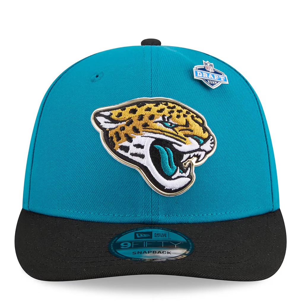 JACKSONVILLE JAGUARS 2026 NFL DRAFT 9FIFTY SNAPBACK HAT - BLUE/BLACK