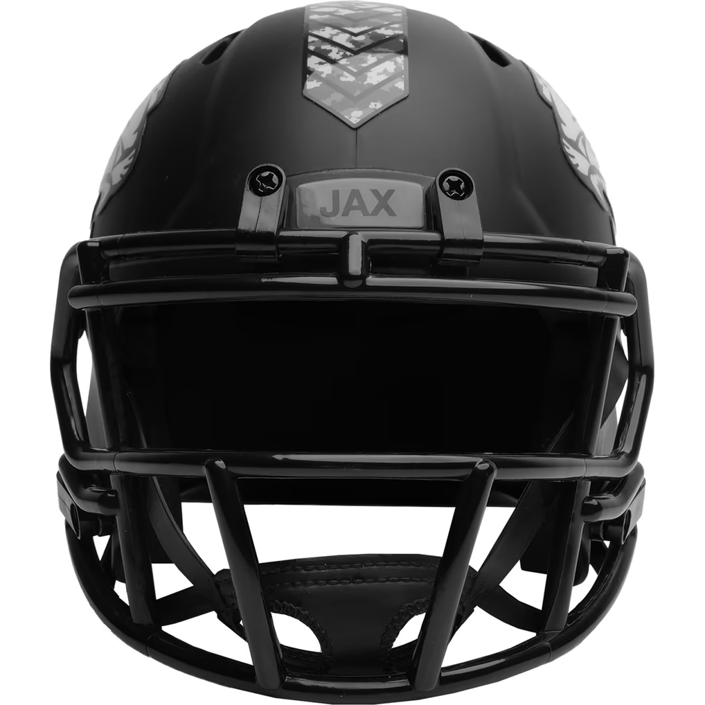 JACKSONVILLE JAGUARS 2026 NFL SALUTE TO SERVICE RIDDELL SPEED MINI HELMET