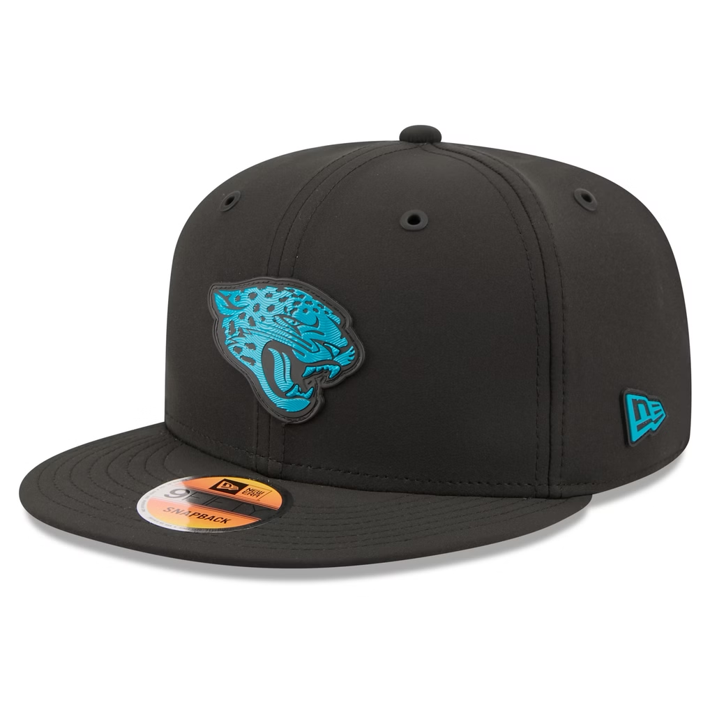 JACKSONVILLE JAGUARS 2026 NFL SIDELINE 9FIFTY SNAPBACK HAT - BLACK