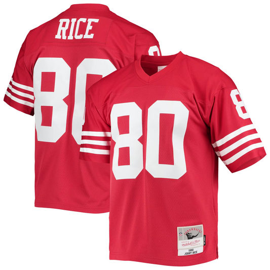 CAMISETA JERRY RICE 1990 MITCHELL &amp; NESS PREMIER PARA HOMBRE