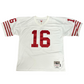 JOE MONTANA MEN'S 1990 WHITE MITCHELL & NESS PREMIER JERSEY