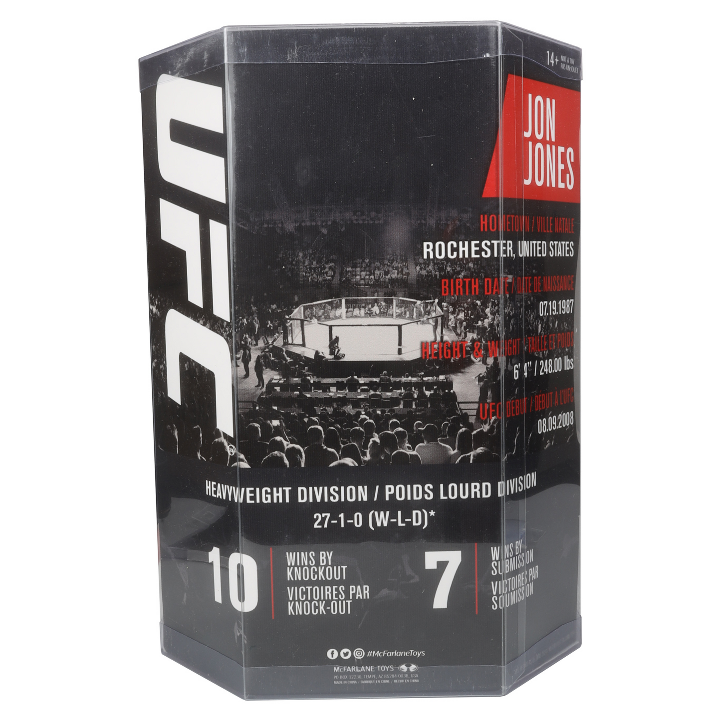 JON 'BONES' JONES UFC LEGACY 7" MCFARLANE SPORTS PICK FIGURE