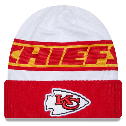 KANSAS CITY CHIEFS 2023 NFL SIDELINE TECH CUFFED KNIT