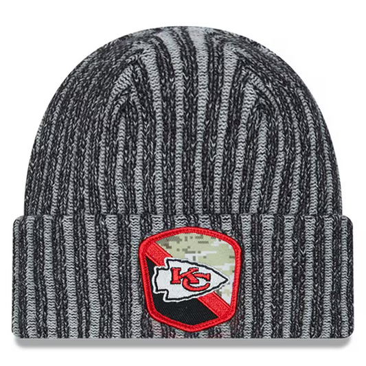 KANSAS CITY CHIEFS 2023 SALUTE TO SERVICE CUFFED KNIT