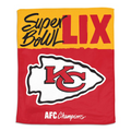 KANSAS CITY CHIEFS 2024 AFC CONFERENCE CHAMPIONS 15" X 18" RALLY TOWEL
