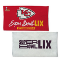 KANSAS CITY CHIEFS 2024 AFC CONFERENCE CHAMPIONS FULL COLOR LOCKER ROOM 22" X 42" 2-SIDED TOWEL
