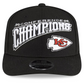 KANSAS CITY CHIEFS 2024 AFC CONFERENCE CHAMPIONS LOCKER ROOM 9SEVENTY SNAPBACK HAT