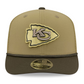 KANSAS CITY CHIEFS 2025 NFL SALUTE TO SERVICE 9SEVENTY ADJUSTABLE HAT - GREEN