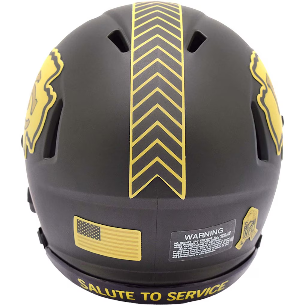 KANSAS CITY CHIEFS 2025 NFL SALUTE TO SERVICE RIDDELL SPEED MINI HELMET