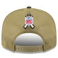 KANSAS CITY CHIEFS 2025 NFL SALUTE TO SERVICE SPLIT PANEL 9FIFTY SNAPBACK HAT - DARK GREEN
