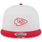 KANSAS CITY CHIEFS 2025 NFL TRAINING CAMP 9FIFTY SPLIT PANEL SNAPBACK HAT - WHITE