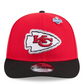 KANSAS CITY CHIEFS 2026 NFL DRAFT 9FIFTY SNAPBACK HAT - RED/BLACK