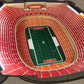 KANSAS CITY CHIEFS 25 LAYER 3D STADIUM LIGHTED END TABLE