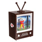 KANSAS CITY CHIEFS 8" VINTAGE TV WATER LANTERN WITH MASCOT