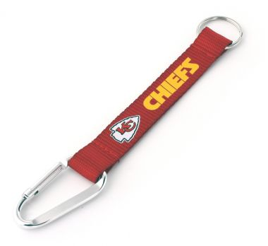 KANSAS CITY CHIEFS CARABINER LANYARD