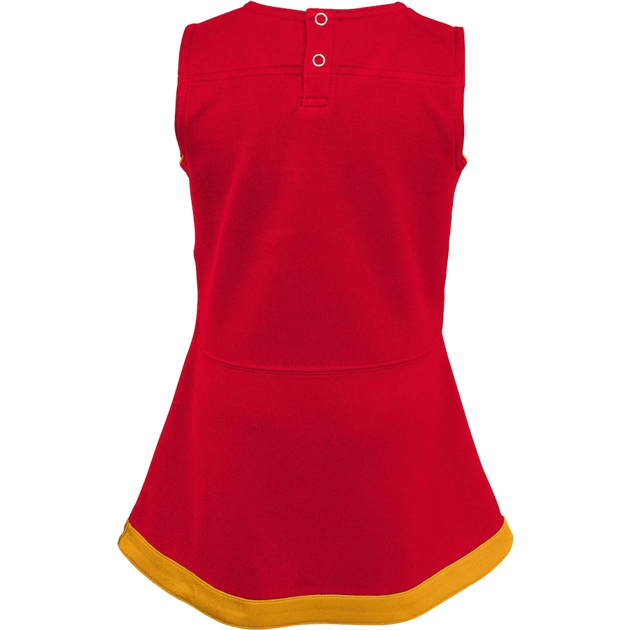 KANSAS CITY CHIEFS INFANT CHEER CAPTAIN JUMPER DRESS