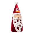 KANSAS CITY CHIEFS LED SANTA  8" STATUARY