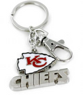 KANSAS CITY CHIEFS LOGO HEAVYWEIGHT KEYCHAIN
