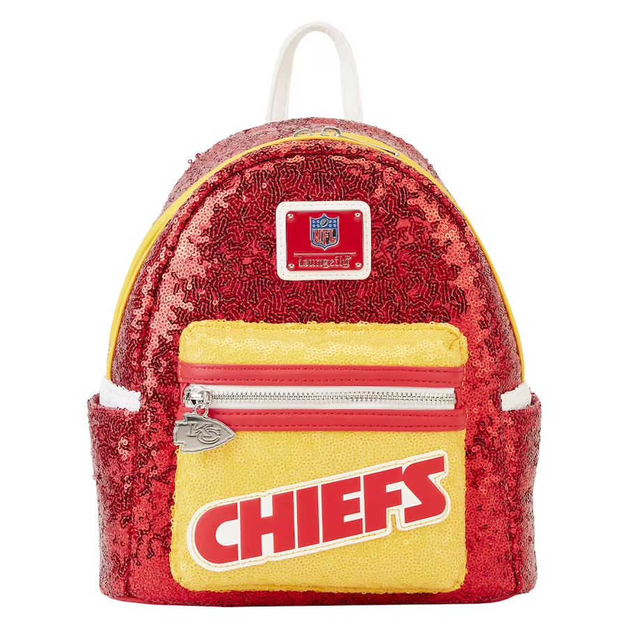 KANSAS CITY CHIEFS LOUNGEFLY SEQUIN MINI BACKPACK