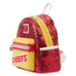 KANSAS CITY CHIEFS LOUNGEFLY SEQUIN MINI BACKPACK