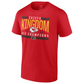 KANSAS CITY CHIEFS MEN'S 2023 AFC CHAMPIONS HOMETOWN NOT DONE T-SHIRT