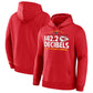KANSAS CITY CHIEFS MEN'S 2024 AFC CONFERENCE CHAMPIONS NOT DONE PULLOVER HOODED SWEATSHIRT