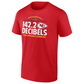 KANSAS CITY CHIEFS MEN'S 2024 AFC CONFERENCE CHAMPIONS NOT DONE T-SHIRT - RED