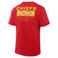 KANSAS CITY CHIEFS MEN'S BETWEEN THE NUMBERS LEGACY T-SHIRT - RED